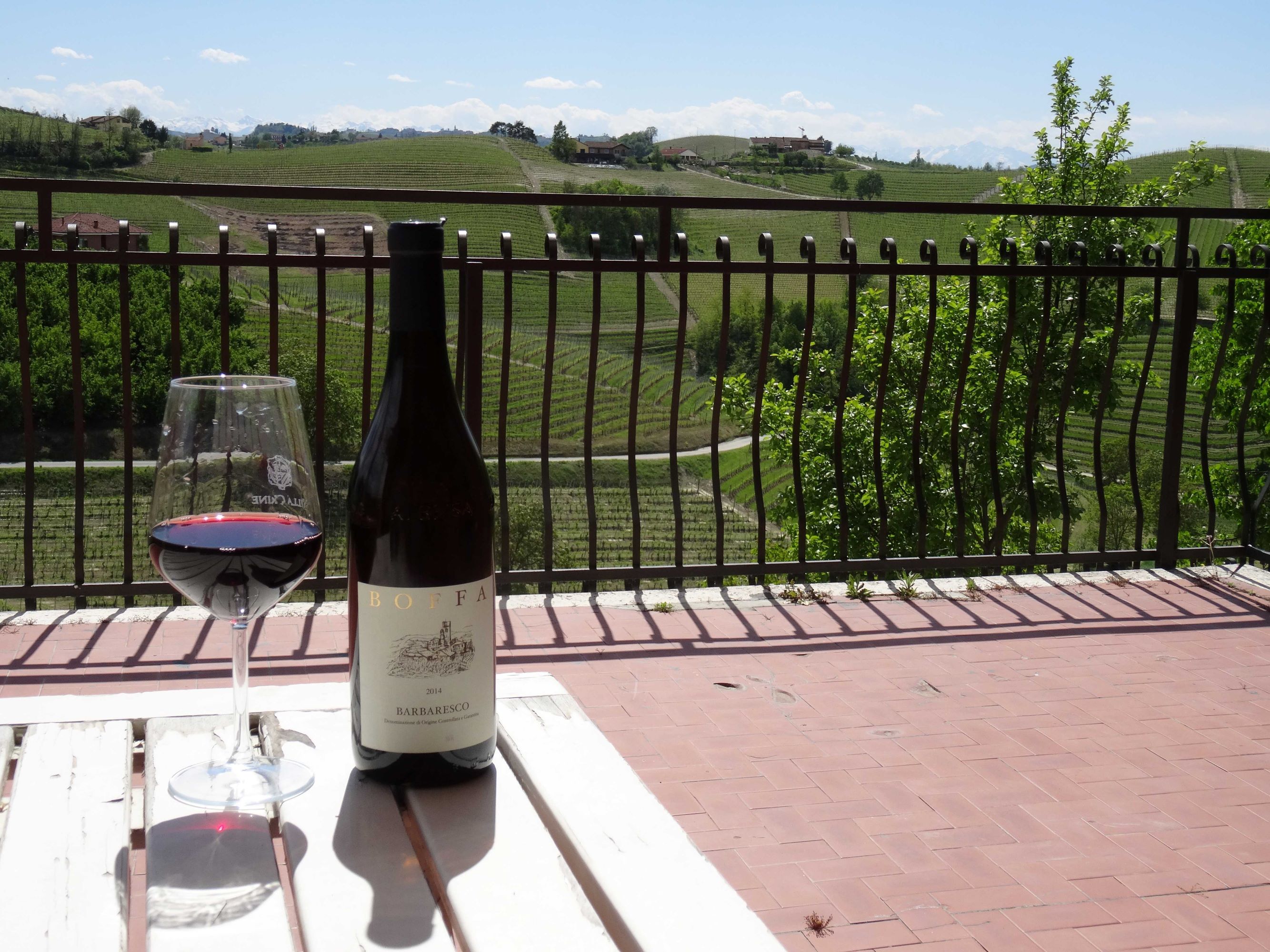 Udsigt over Barbaresco fra Boffa